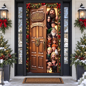 Welcome To Fantastical World Christmas Door Cover - Personalized Christmas Gifts 06naqn290926