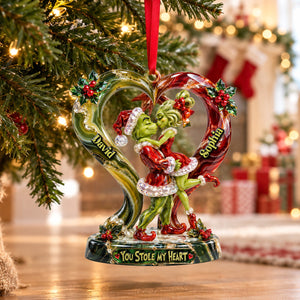Stole My Heart Couple Christmas Ornament - Personalized Gifts For Couple 09qhtn191026