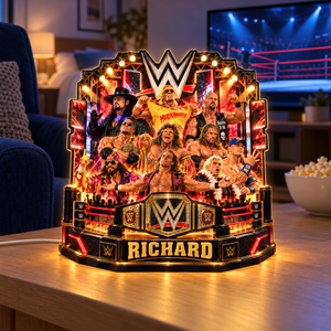 Championship Wrestling Light Box - Personalized Gifts 09naqn081026