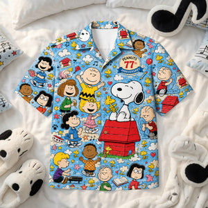 77th Aniversary Hawaiian Shirt - Personalized Gifts 03nalu010726