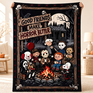 Creepy Blanket - Personalized Gifts For Horror Lovers 02padt061026