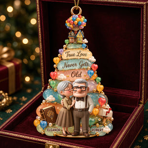 True Love Never Gets Old Ornament - Personalized Christmas Gifts For Couple 08nadt061026
