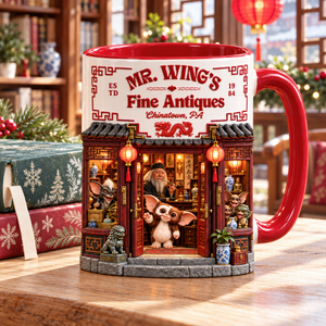 Mystic Shop Red Accent Mug, Personalized Gifts 03qhqn121026