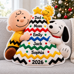 Christmas Tree Family Pillow - Personalized Gifts For here Family Pillow 03NAQN161026