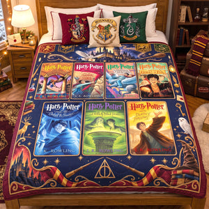 Book Cover Blanket - Personalized Gifts For Fantasy Lovers 02natn071026