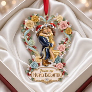 Deep In Love Christmas Ornament, Personalized Gifts For Couple 03qhtn160926