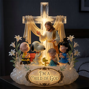 I'm A Child Of God Light Box - Personalized Gifts For Christians 04tydt130726