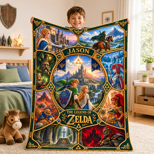 Epic Fantasy Adventure Blanket - Personalized Gifts 03ttdh061026