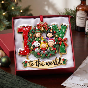 Joy To The World Acrylic Ornament - Personalized Gifts For Christians 06qhlu271026