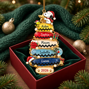 Seaglass Christmas Tree Ornament - Personalized Gifts For Family Christmas Ornament 06PALU220926
