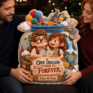 Dream Journey Couple Pillow - Personalized Gifts For Couple 05HADT280926