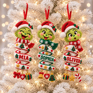 Crochet Christmas Ornament With Name - Personalized Gifts For Christmas 02tytn091026