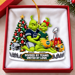 Rivals On Game United By Love Ornament - Personalized Christmas Gifts For Couple 01ohqn061026