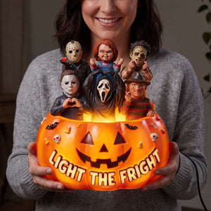 Pumpkin Nightmare Acrylic Light Box - Personalized Gifts For Horror Movie Lovers 01tytn040826