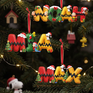 Adorable Pup Alphabet Christmas Ornament - Personalized Christmas Gifts 01PATA220926