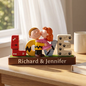 Love Never Ends Acrylic Plaque - Personalized Gifts For Couple 01TOQN270726
