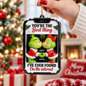 Adorable Couple Christmas Ornament - Personalized Gifts For Couple 04toqn150926