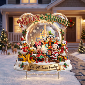Merry Family Yard Sign - Personalized Christmas Gifts For Family 02pata120826