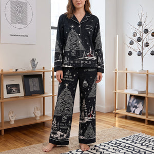 Joy Division Christmas Pajama Set, Personalized Gifts For Music Lovers 05QHTN011026