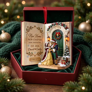 New Home Celebrate Ornament, Personalized Gifts For Newly Couple 07qhlu220926