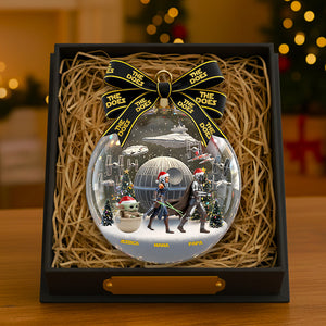 Family Walking Together Christmas Ornament Personalized Gifts 01QHDT021025
