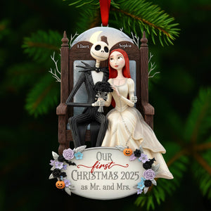 First Christmas Together Acrylic Ornament - Personalized Gifts For Couple 04TOQN011125