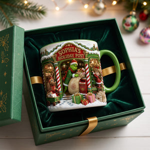 Holiday Post Coffee Mug - Personalized Gifts For Christmas 04halu010826