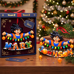 Name Art Legend Warrior Ornament - Personalized Gift For Christmas 03OHTN260926