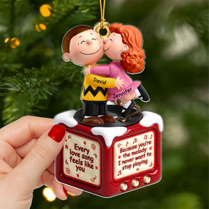 Sweetheart Couple Christmas Ornament - Personalized Gifts For Couple 03toqn110826