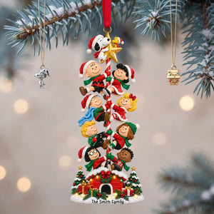 Christmas Tree Climbing Squad Acrylic Ornament - Personalized Christmas Gifts 02nalu140926