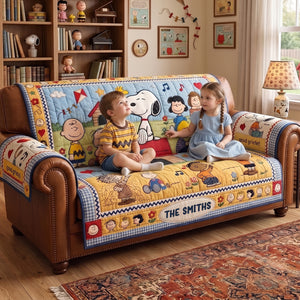 Happy Quilted Sofa Cover Personalized Gifts For Friends 01HUTN070726