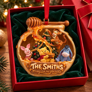 Honey Holiday Acrylic Ornament - Personalized Gifts For Family 01halu290926