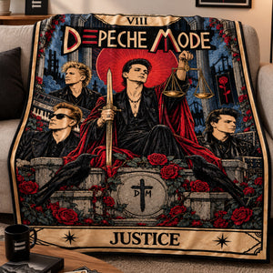 Electric Nights Depeche Mode Tarot Blanket - Personalized Gifts For Music Lovers 08HULU281026