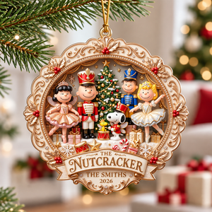 Merry Nutcracker Friends Family Ornament - Personalized Christmas Gifts For Family 07pgqn201026