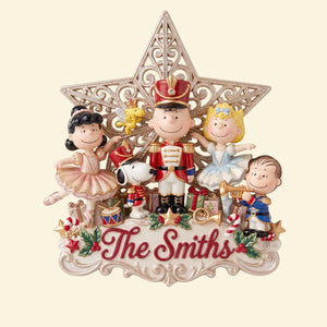 Merry Christmas Acrylic Christmas Tree Topper - Personalized Gifts For Family 05pgtn201026