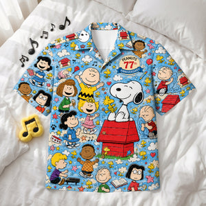 77th Aniversary Hawaiian Shirt - Personalized Gifts 03nalu010726