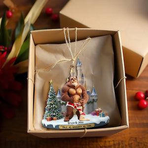 Tale Naughty Ornament - Personalized Christmas Gift For Couples 01OHLU190925