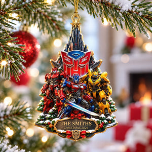 Science Robot Fiction Ornament - Personalized Gifts For Christmas Ornament 03TTQN180926
