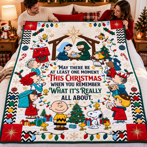 Merry Christmas Nativity Blanket - Personalized Gifts For Christmas 06palu290926