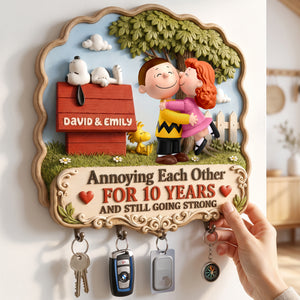 Forever Couple Acrylic Key Hanger - Personalized Gifts For Couple 01OHQN200726