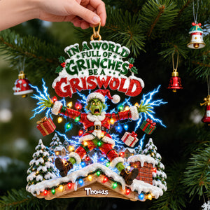 Electric Shock Christmas Ornament - Personalized Funny Gifts For Movie Lovers 04nalu161026