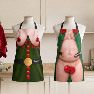 Spicy Christmas Costumes Aprons, Personalized Gifts For Couple 04qhqn200826