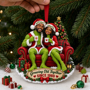 Cheeky Couple Christmas Ornament - Custom Photo Gifts For Couple 06tylu090926