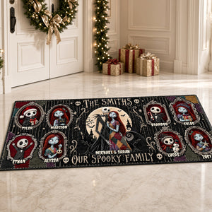 Cute Spooky Family Moments Runner Rug - Personalized Christmas Gifts For Family 06padt021026