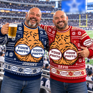 Funny Hairy Chest 3D Knitted Ugly Sweater - Personalized Gifts For Sport Lovers 03ohlu011026