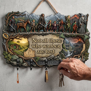 Warriors In Fantastical Journey Acrylic Key Hanger - Personalized Gifts 05naqn140726