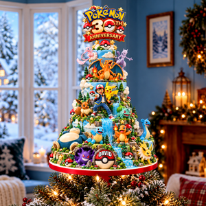 30th Anniversary Tree Topper - Personalized Gifts For Adventure Fans Acrylic Christmas Tree Topper 07OHQN161026