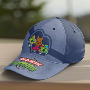 Turtle Dad Classic Cap - Personalized Gifts For Father 02NATN090524-Homacus