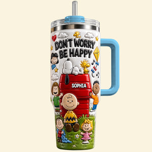 Positive Life Cute 40oz Tumbler With Handle, Personalizd Gifts 01qhtn090726