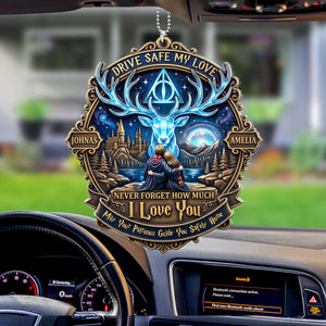 Drive Safe Reminder Car Ornament - Personalized Gifts For Couples 02PAQN140726